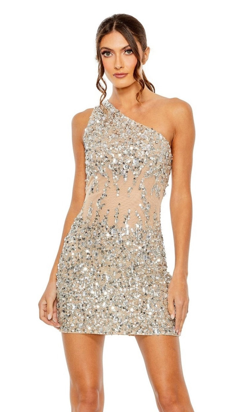 Velveis | Beaded Short Party Dress for Weddings and Special Celebrations