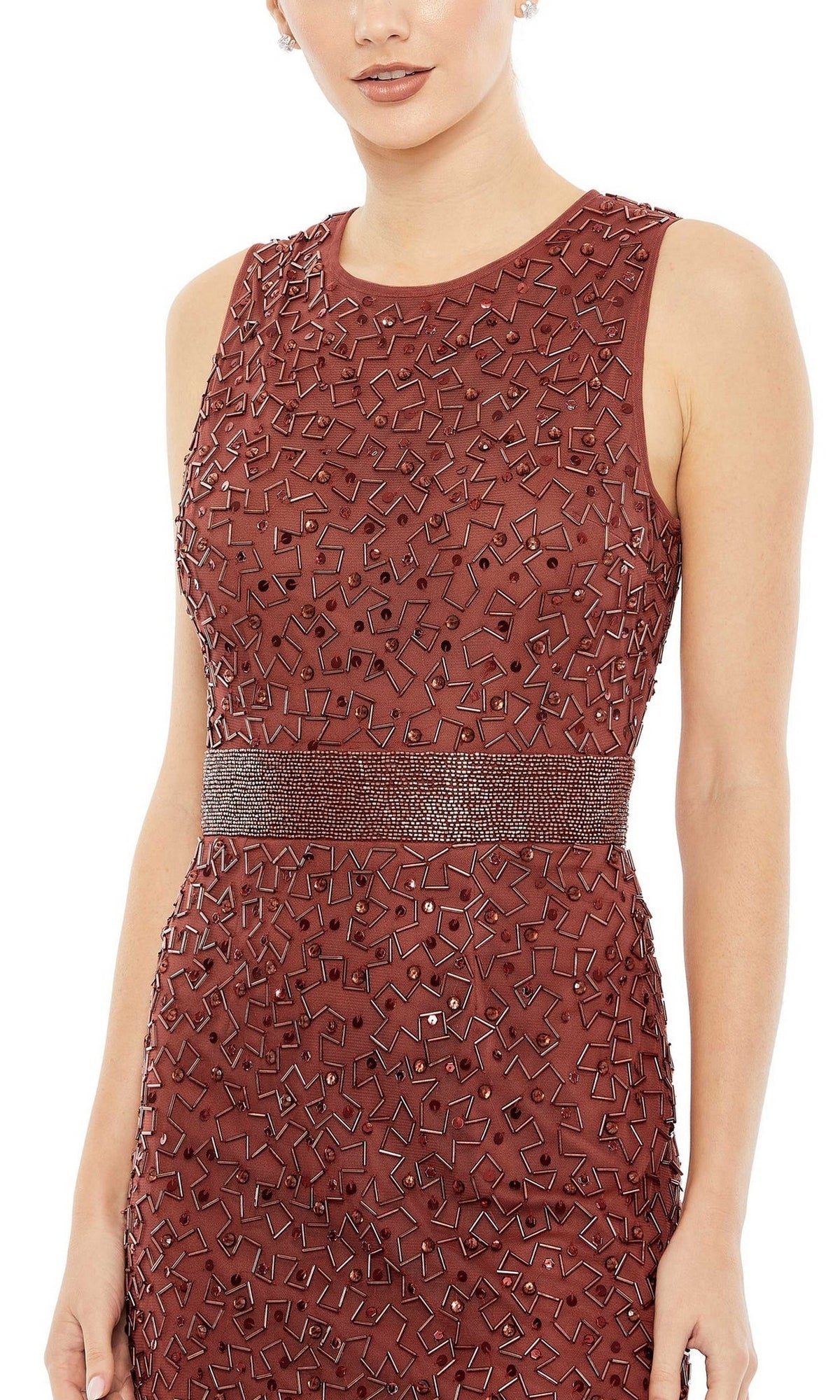 Velveis | Beaded Midi Dress for Wedding Guests and Elegant Events